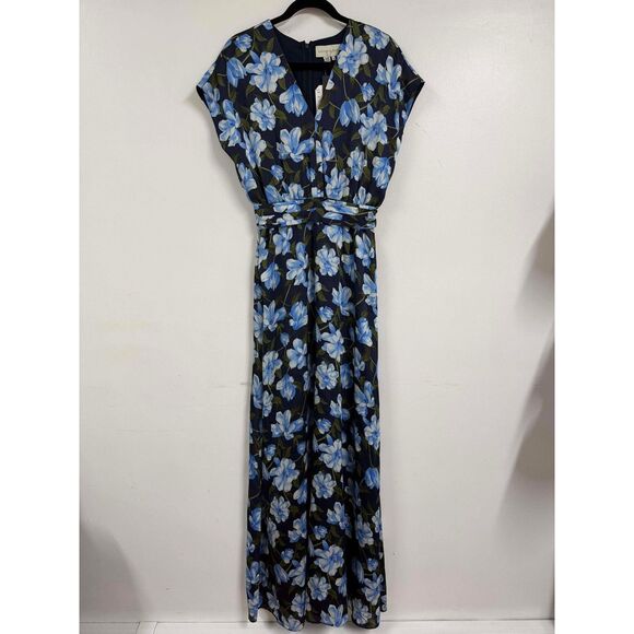 Sachin & Babi — Leah Gown Ocean Blue Magnolia Size 0 - Picture 4 of 6